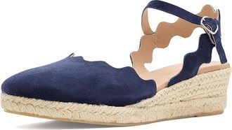 Eric Michael Abilene Womens Wedge Shoes Navy : EU 40 (US Womens 9.5-10) M (B), Leather