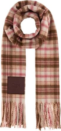 Chlo&eacute; Checked Scarf Chloe In Checks