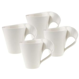 Villeroy & Boch NewWave Caff&egrave; Set of 4Mug in White at Nordstrom