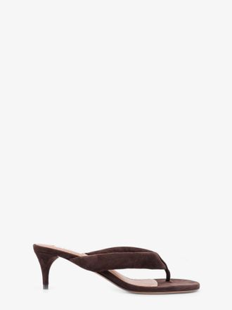 Alaia Sandali con tacco in suede - ALAIA - gender_Woman