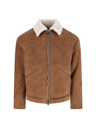 Valstar Brown Henry Shearling Suede Jacket