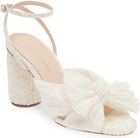 Loeffler Randall Camellia Ankle Strap Sandal in White/Cream at Nordstrom Rack, Size 11.5
