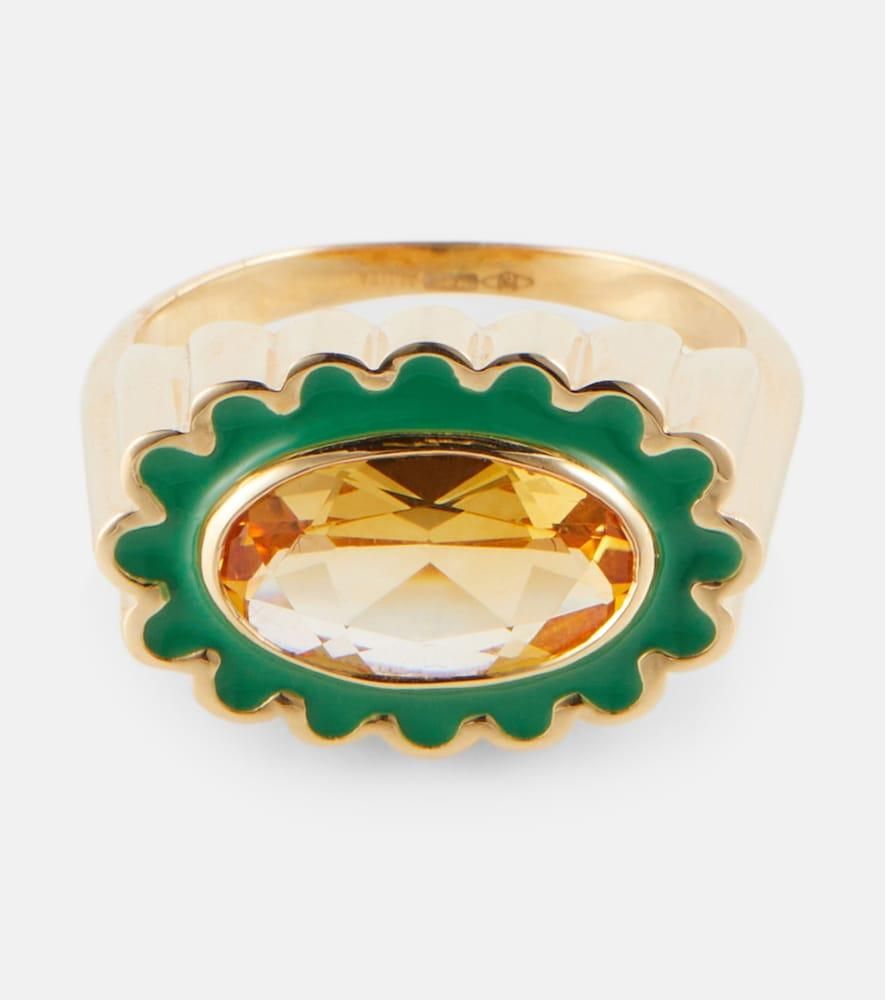 【ALIITA】Deco Rombo 9kt gold arm cuff malachite 関税送料込 Gold Aliita Jewelry: Shop up to −63% | Stylight