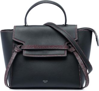 Celine Pre-owned Celine Micro Grained Calfskin Stitch Belt Bag Ladies 7YU18B2SXG67IR7I