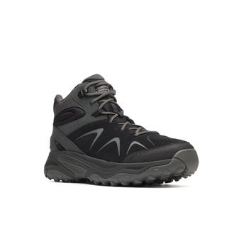 Merrell Wanderschuh MERRELL YOKOTA 3 MID GORE-TEX, Herren, Gr. 44,5, schwarz, Leder, Synthetik, Schuhe Wanderschuh, wasserdicht