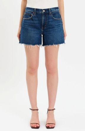 Daze Crossroads Cutoff Denim Shorts in Currents at Nordstrom, Size 29