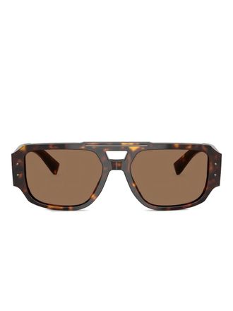 Dolce & Gabbana Eyewear pilot-frame sunglasses - Brown