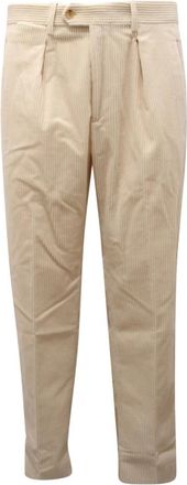 Etro Velvet Broek - Heren - Slim Fit Broeken - Wit - L - Broeken