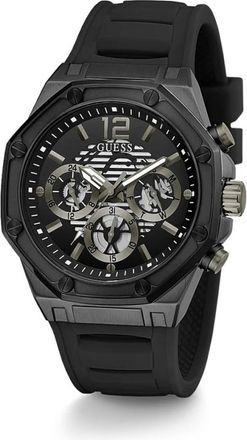 Guess Momentum Multifunction Horloge - Dames - Accessoires - Zwart - Maat: ONE Size