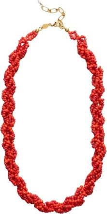 Anni Lu Scarlet Wave Necklace - Dames - Kettingen - Rood - ONE Size - Accessoires