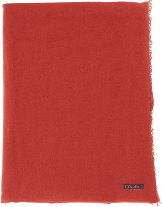 Faliero Sarti Adriel Kasjmieren Sjaal - Dames - Wintersjaals - Rood - ONE Size - Kasjmier - Accessoires