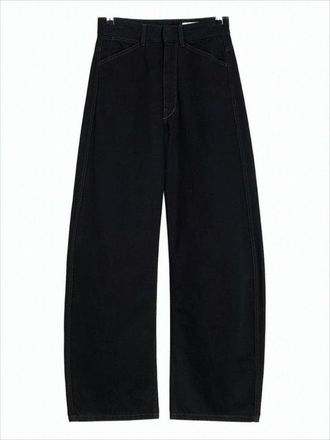 Christophe Lemaire Wide-Leg Denim Trousers With High Waist