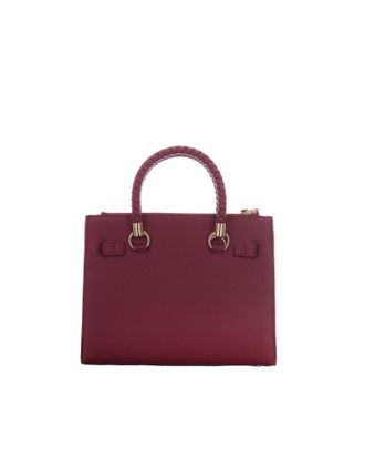 Liu Jo Womens Satchel Bag S Brick Red Polyurethane Handbags Hand