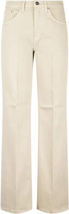 Dondup Jacklyn Wide Leg Jeans - Dames - Wijde Broeken - Beige - W25 - Broeken
