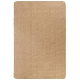 vidaXL Area Rug Jute with Latex Backing 160x230 cm Natural Vidaxl