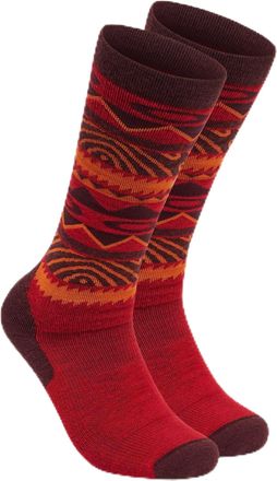 Oakley Mens Wanderlust Performance Socks 2.0, Grenache Norway Pattern, Large