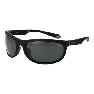 Polaroid Unisex Black Plastic Sunglasses - One Size