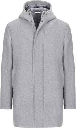 Manuel Ritz Parka de Lana Acolchada - Coats - Hombre - Gris - 2XL