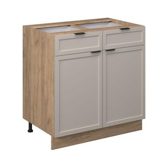 Vicco Muebles Bajos Fame-line, Grisbeige, 80 Cm Sin Encimera, Vicco