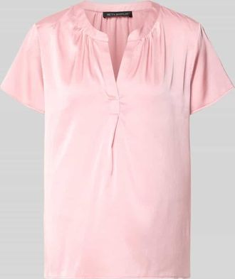 Betty Barclay Blusenshirt aus Satin mit V-Ausschnitt in Rose, Gr&ouml;&szlig;e 36