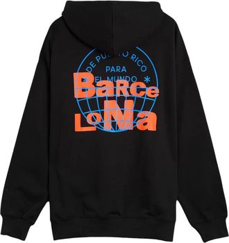 adidas x Bad Bunny DtMF Tour Merch Barcelona Relaxed Hoodie Black LH0426