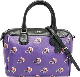 Coach Pre-owned Handbags, female, Multicolor, Size: ONE SIZE Pre-owned Mini Bennett Satchel