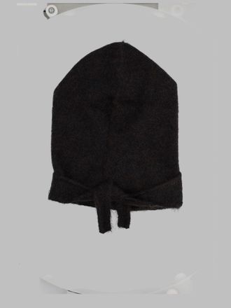 Ganni B3020275_683 Wool-Mohair Blend Balaclava - Black