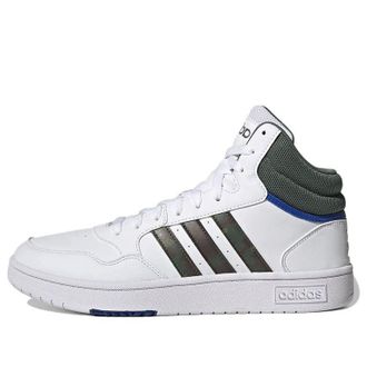 adidas Hoops 3.0 Mid White Green Oxide Camo GY4747