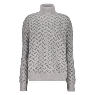 Herno Turtlenecks, female, Gray, Size: 2XS Elegant Pullover