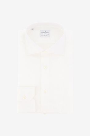 Giampaolo Lang&auml;rmeliges Hemd aus Baumwolle Zephir