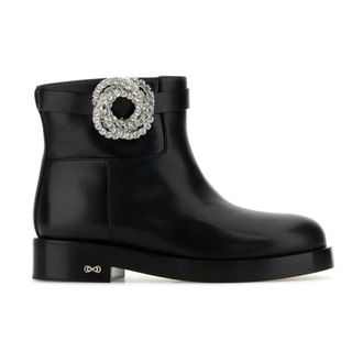 Mach & Mach Ankle Boots, female, Black, Size: 7 1/2 US Galaxy Ankle Boots