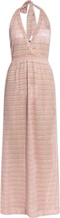 Melissa Odabash Mariah Dress - Dames - Maxi kleedjes - Roze - L - Nylon - Kleedjes