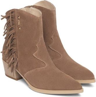 Nero Giardini Fringe Western Bootie in Whiskey at Nordstrom, Size 9Us