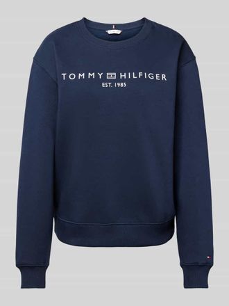Tommy Hilfiger Sweatshirt aus Baumwoll-Mix in Marine, Gr&ouml;&szlig;e XXL