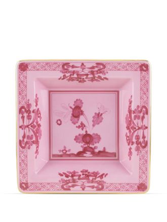 Ginori 1735 Piatto quadrato Oriente Italiano (24,5cm) - Rosa