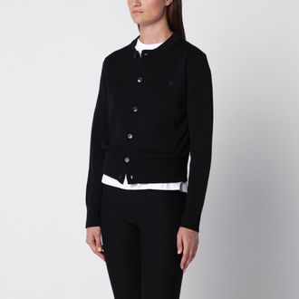 Ami Cardigan Ami De Coeur in lana nero