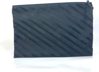 Balenciaga Pre-owned Clutches, male, Black, Size: ONE SIZE Pre-owned Fabric clutches