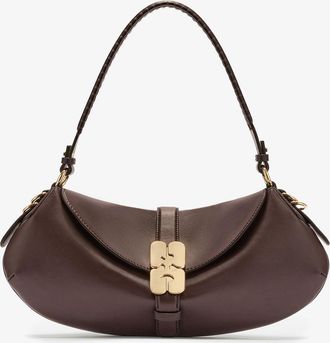 Ganni Brown B-Kat Bag in