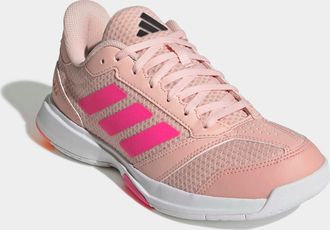 adidas Hallenschuh ADIDAS PERFORMANCE LIGRA 8 INDOOR, Damen, Gr. 38,5, blush pink, lucid pink, cloud wei&szlig;, Synthetik, Textil, Schuhe Hallenschuh, geeignet f&uuml;