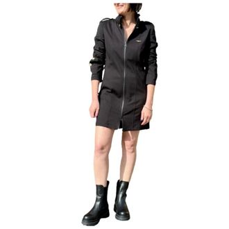 Aeronautica Aeronautica Militare, Short Dresses, female, Black, Size: XS Dresses