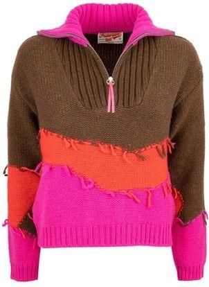 Andersson Bell Anderson Bell The Mountain Wool Half Zip Sweater Size S