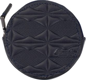 Pineider Herrens Geldb&ouml;rse aus blauem Leder