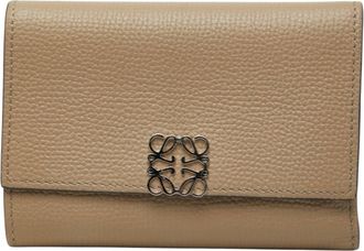 Loewe Beige Leather Wallet (Tri-Fold) (Pre-Owned)
