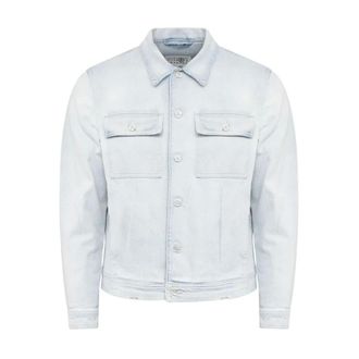 Maison Margiela Denim Jackets, male, Blue, Size: L Sportsjacket