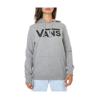 Vans Dames, Sweatshirts & Hoodies, Grijs, Maat: XS Katoen