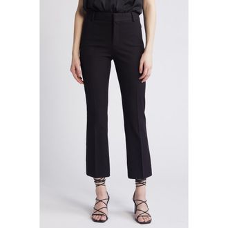 Frame Denim Le Crop Mini Bootcut Trousers in Noir at Nordstrom Rack, Size 0