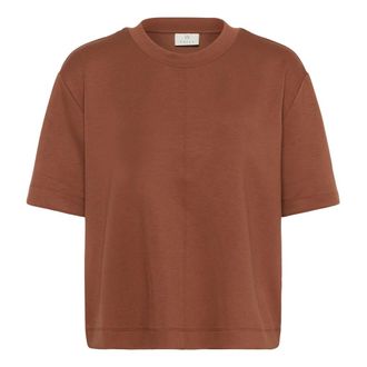 Kaffe KAannie T-Shirt - Tops - Mujer - Marr&oacute;n - XL