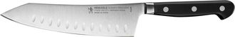 J.A. Henckels International Classic Precision 7-inch Hollow Edge Rocking Santoku Knife