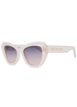 Dior Dior Oversized Cat-eye Sunglasses - Gold - One Size