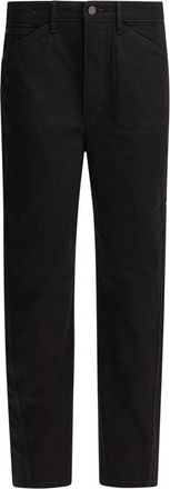 Christophe Lemaire Five Pockets Twisted Pants - Dames - Regular Fit Jeans - Zwart - S - Katoen - Jeans